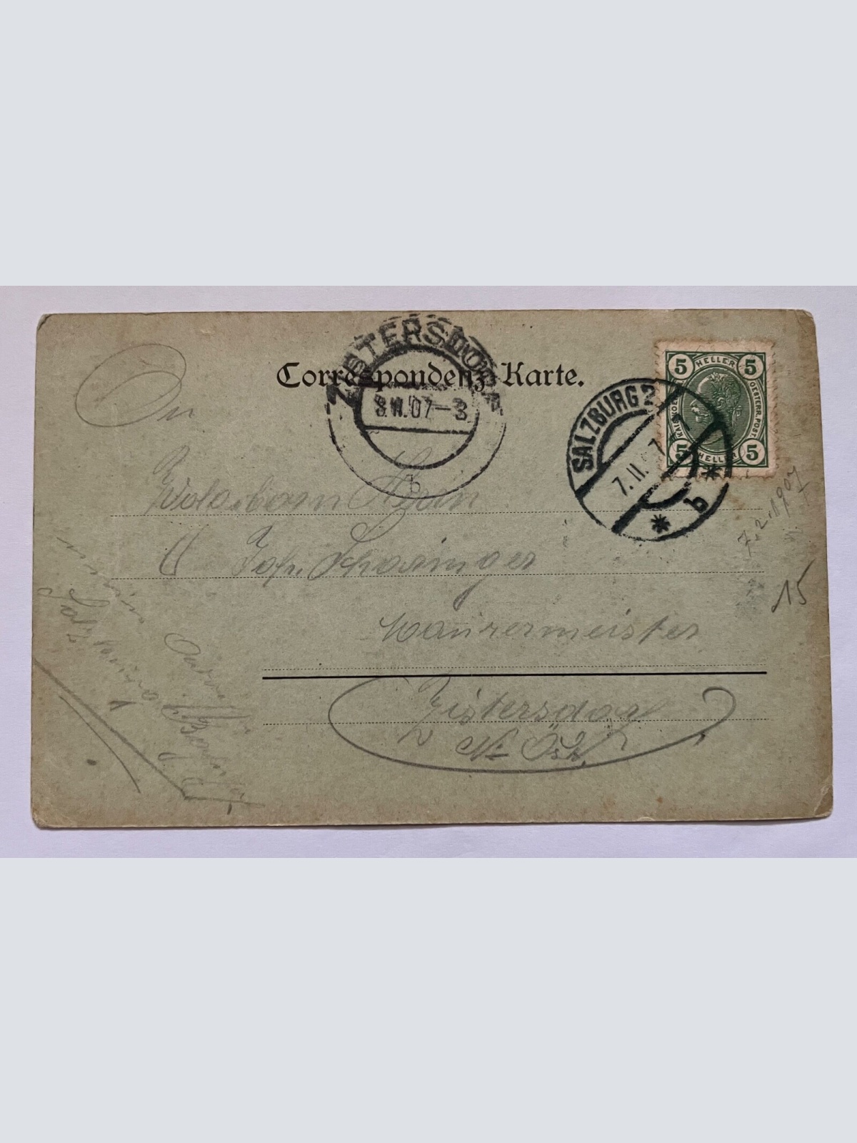 Gruss Aus Salzburg Stadt Ansicht Salzach Fluss Festung Österreich 79170 K TH