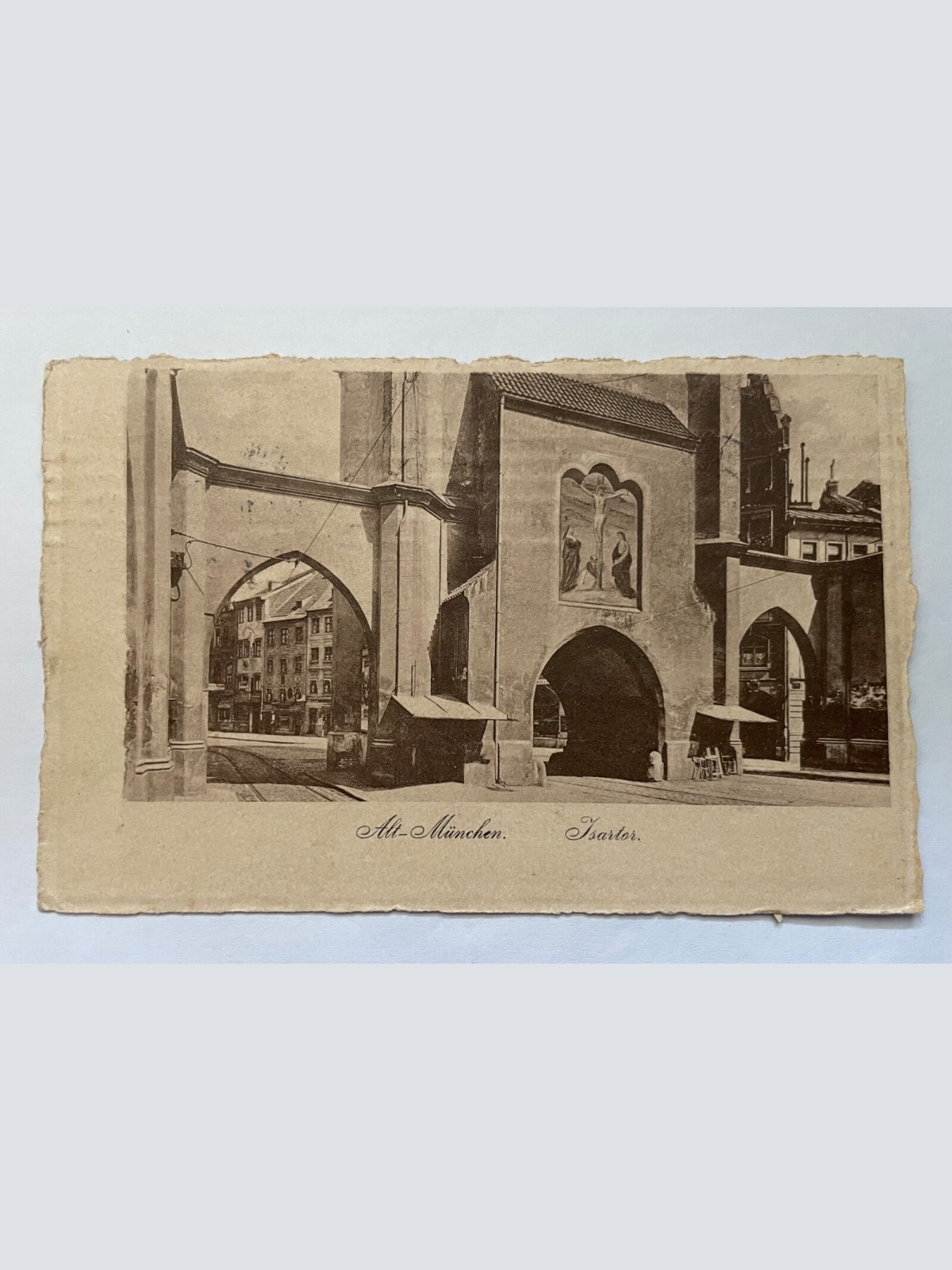 Alt-München Isartor Stadt Bayern Deutschland 8472 K TH