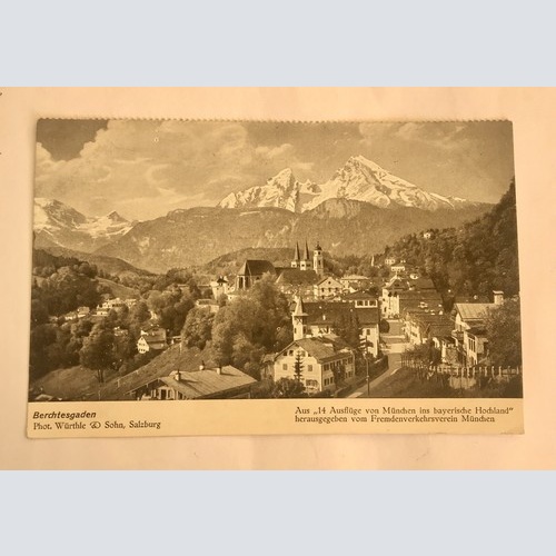 AK, Berchtesgaden, Salzburg, Bayrische Hochland (110217 BW)