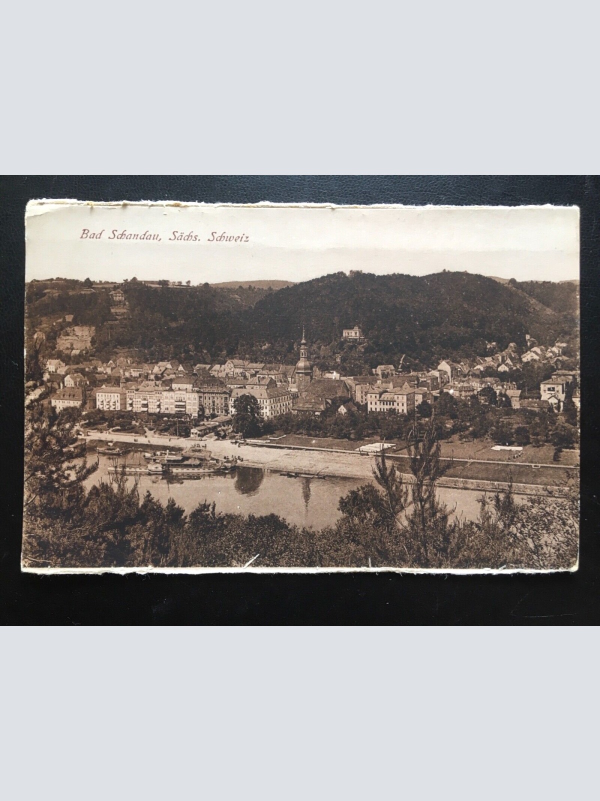 Bad Schandau - Sächsische Schweiz - Elbe Schiff 140436 TH
