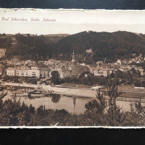 Bad Schandau - Sächsische Schweiz - Elbe Schiff 140436 TH