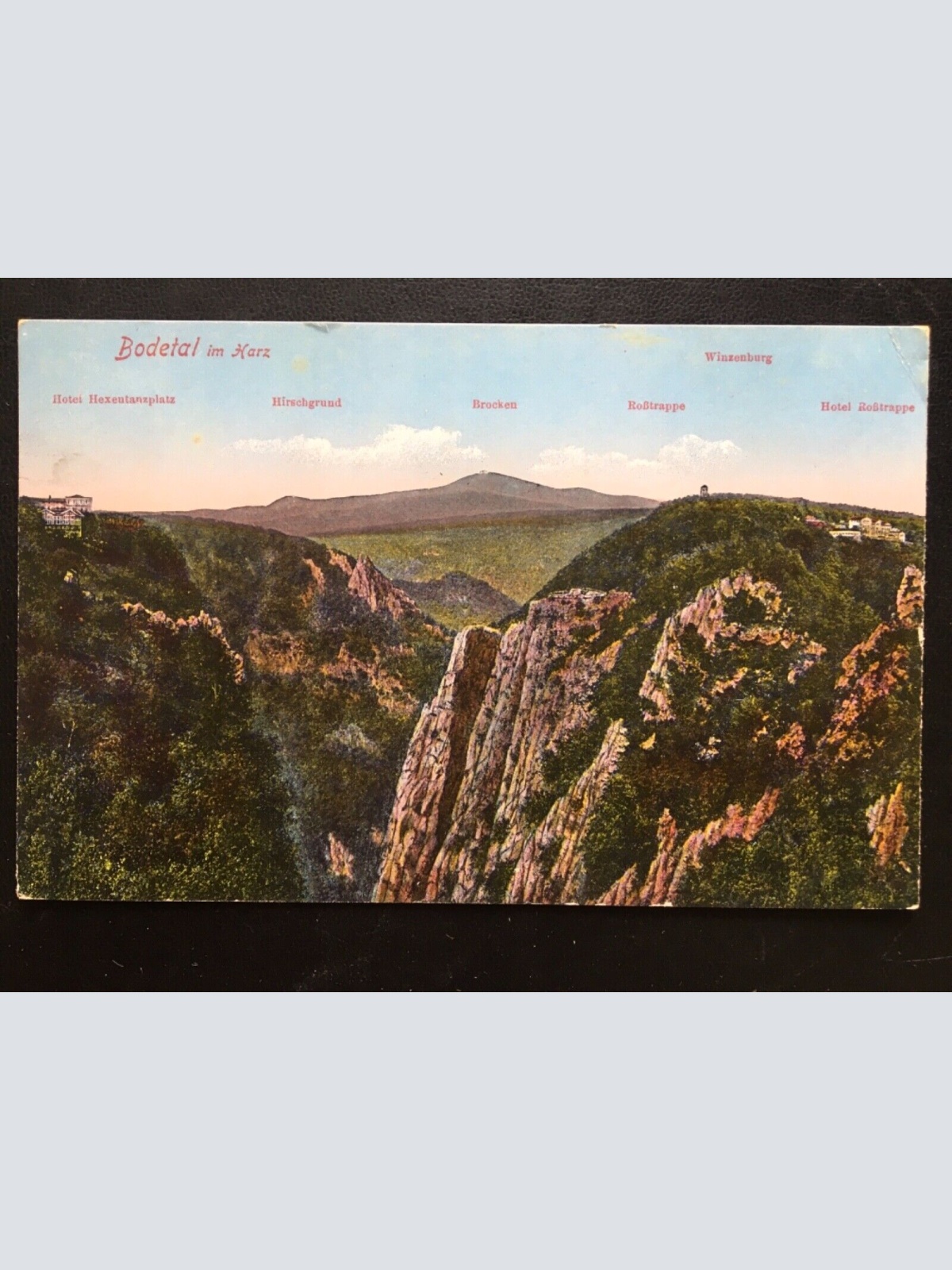 Bodetal im Harz - Hexentanzplatz - Brocken - Mittelgebirge Harz 140445 TH