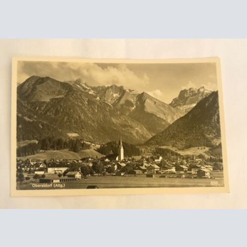 Ansichtskarte Allgäu, Oberstdorf, Tiefenbach, Bayern (110222bw)