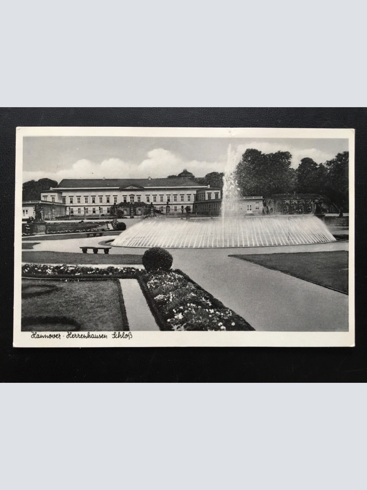 Hannover-Herrenhausen - Schloss - Springbrunnen 140456 TH