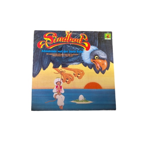3065 SINDBAD VINYL LP Abenteuer auf der Insel Saba HÖRBUCH +Abb