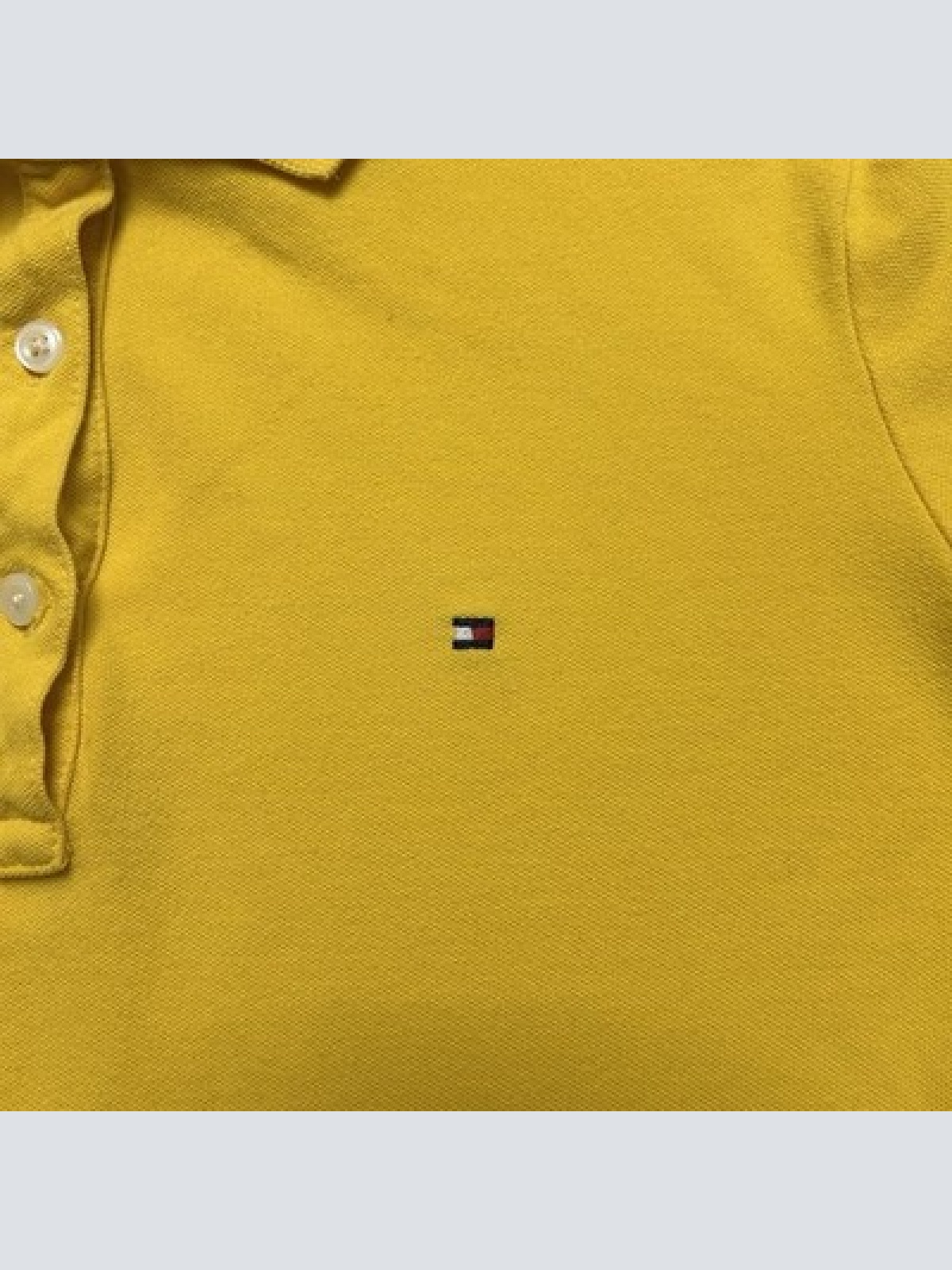 Tommy Hilfiger Polo Shirt Gelb Damen Größe S Maße auf den Fotos Top Zustand
