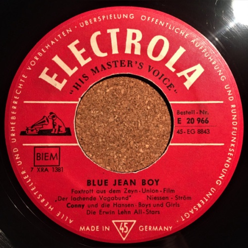Conny* - Blue Jean Boy (7", Single)