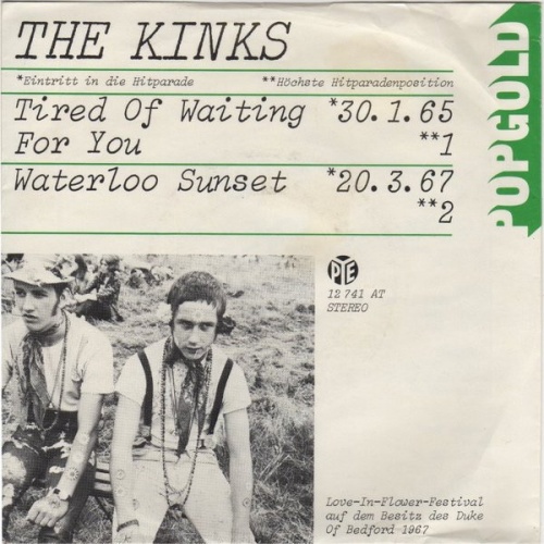 The Kinks - Tired Of Waiting For You / Waterloo Sunset (7", Single)