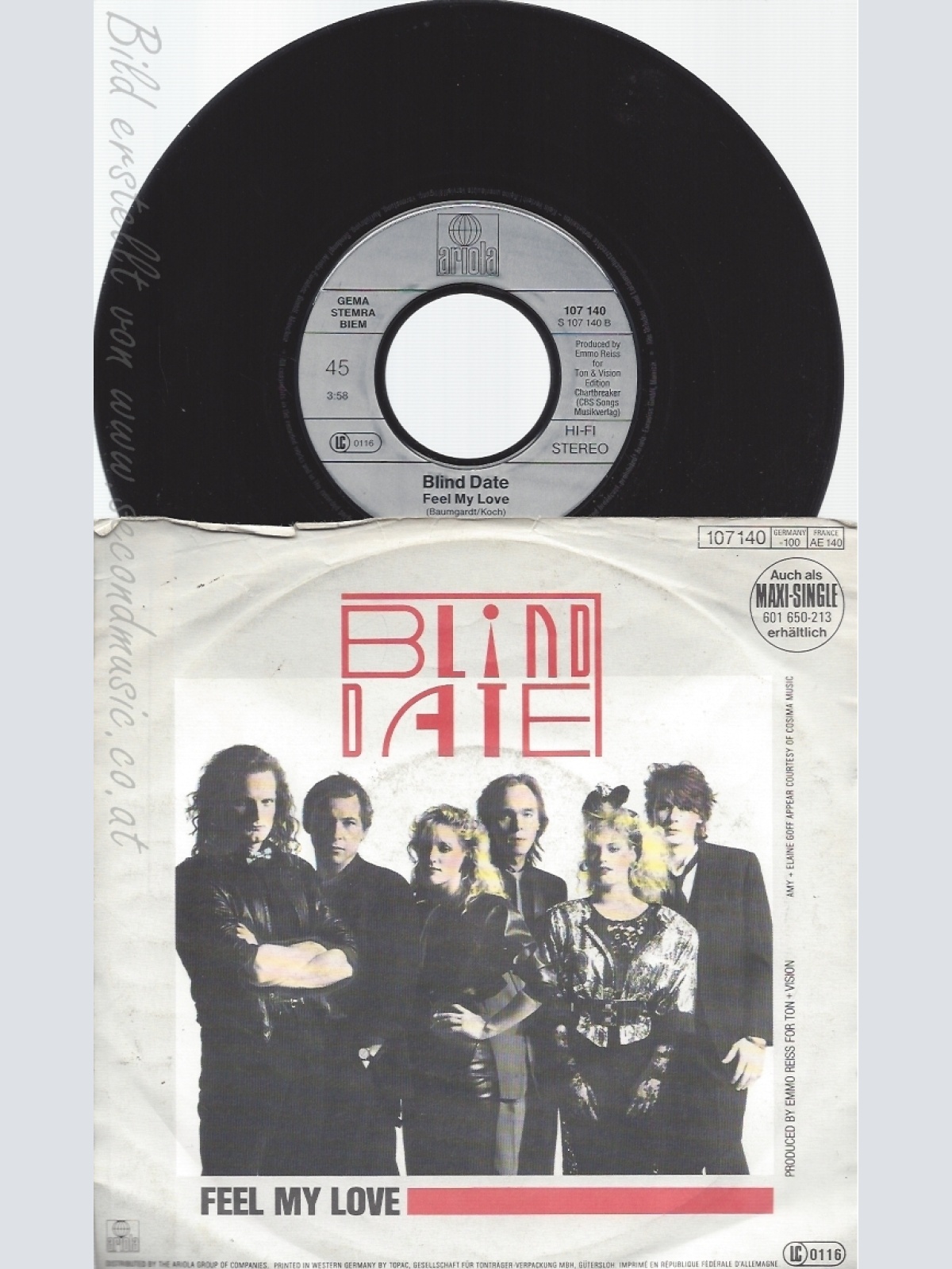 7" BLIND DATE-- FEEL MY LOVE