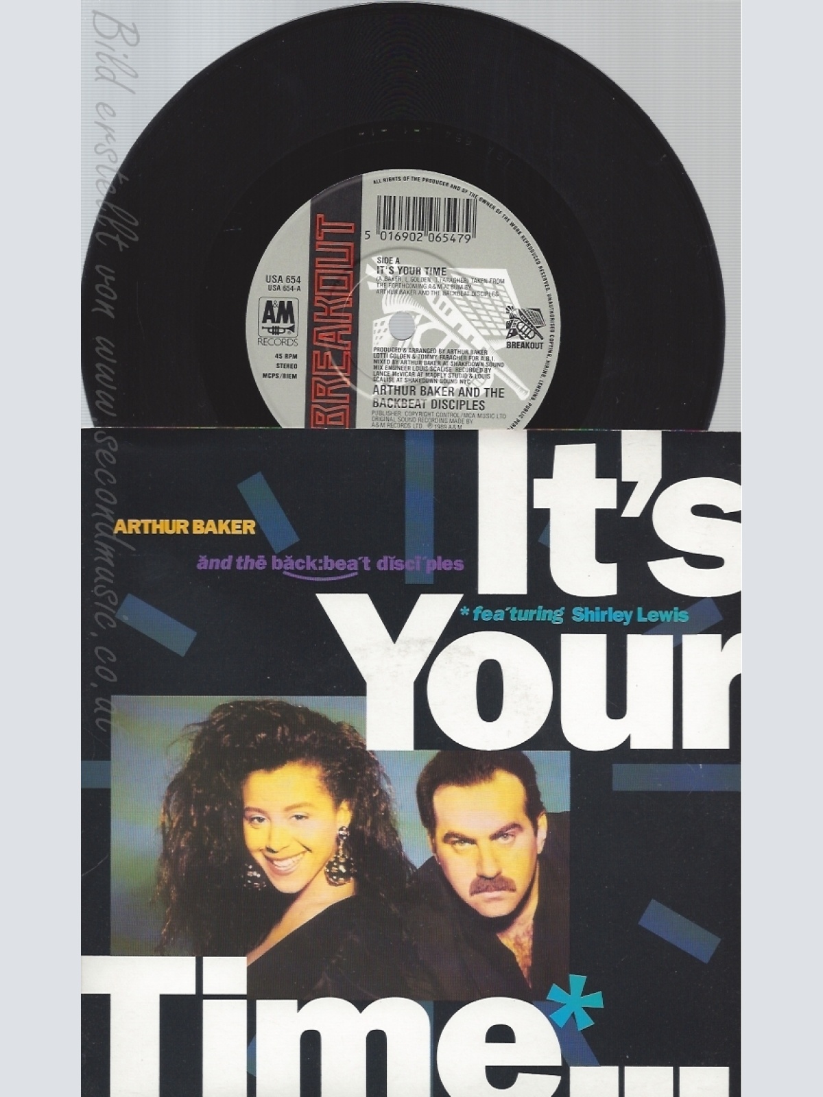 7" ARTHUR BAKER-- ITS YOUR TIME