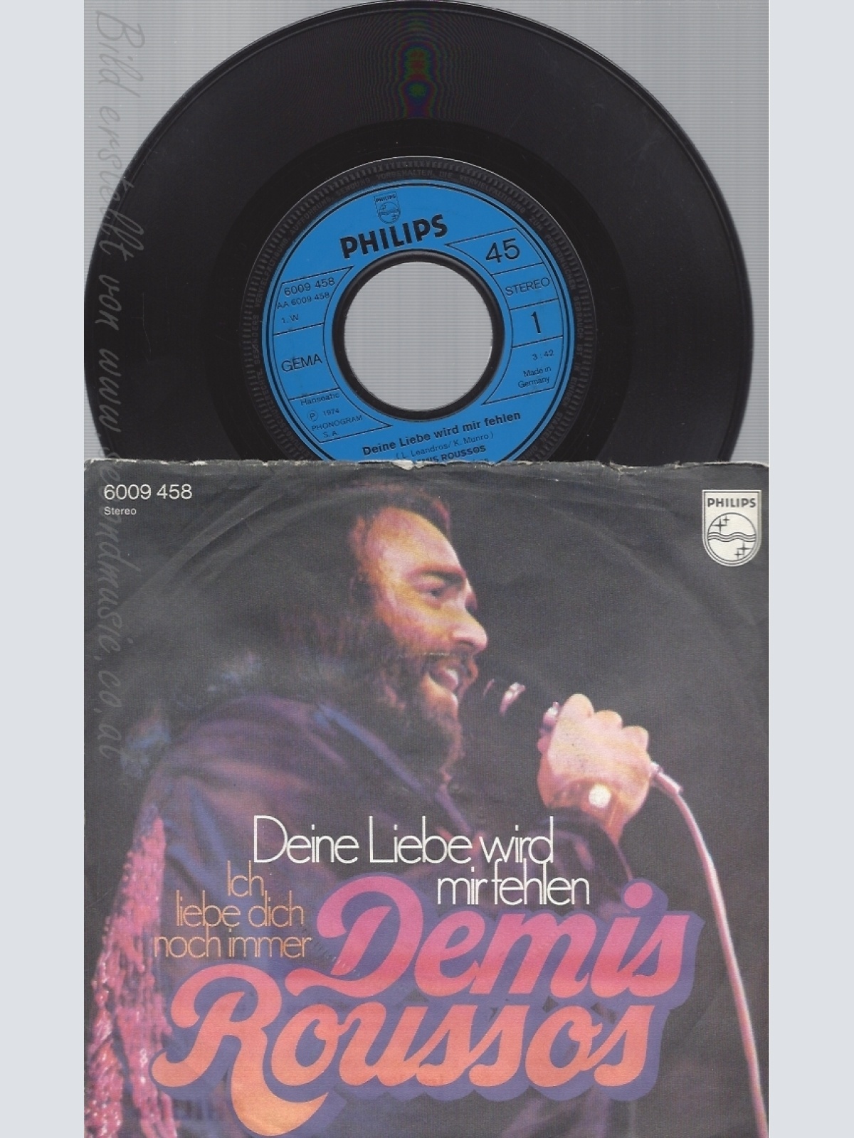 7" DEMIS ROUSSOS -- DEINE LIEBE WIRD MIR FEHLEN