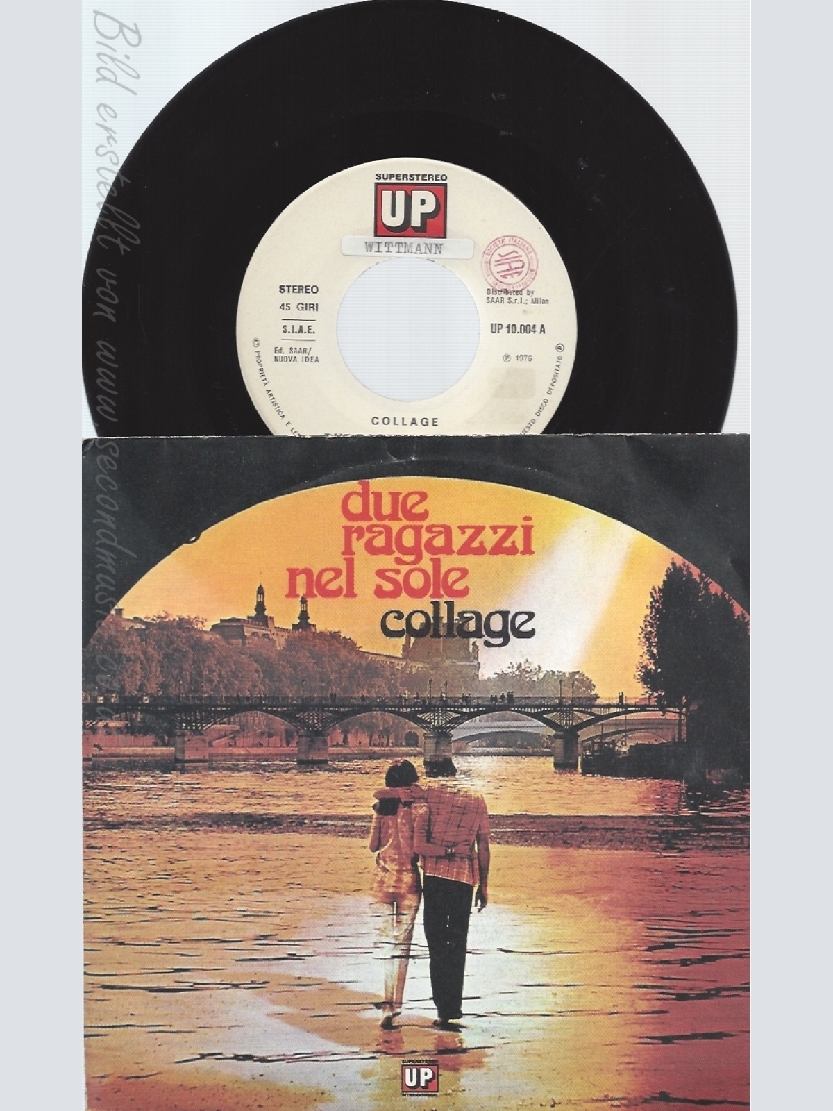 7" DUE RAGAZZI--NEL SOLE COLLAGE