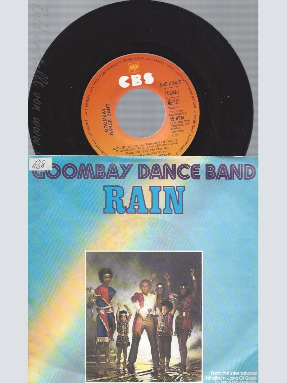 7" GOOMBAY DANCE BAND -- RAIN