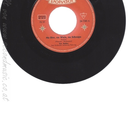 7" GUS BACKUS-- NO BIER NO WEIN NO SCHNAPS