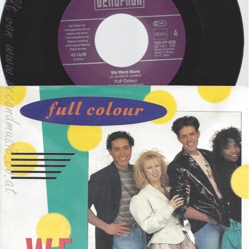 7" FULL COLOUR -- WE WANT MORE