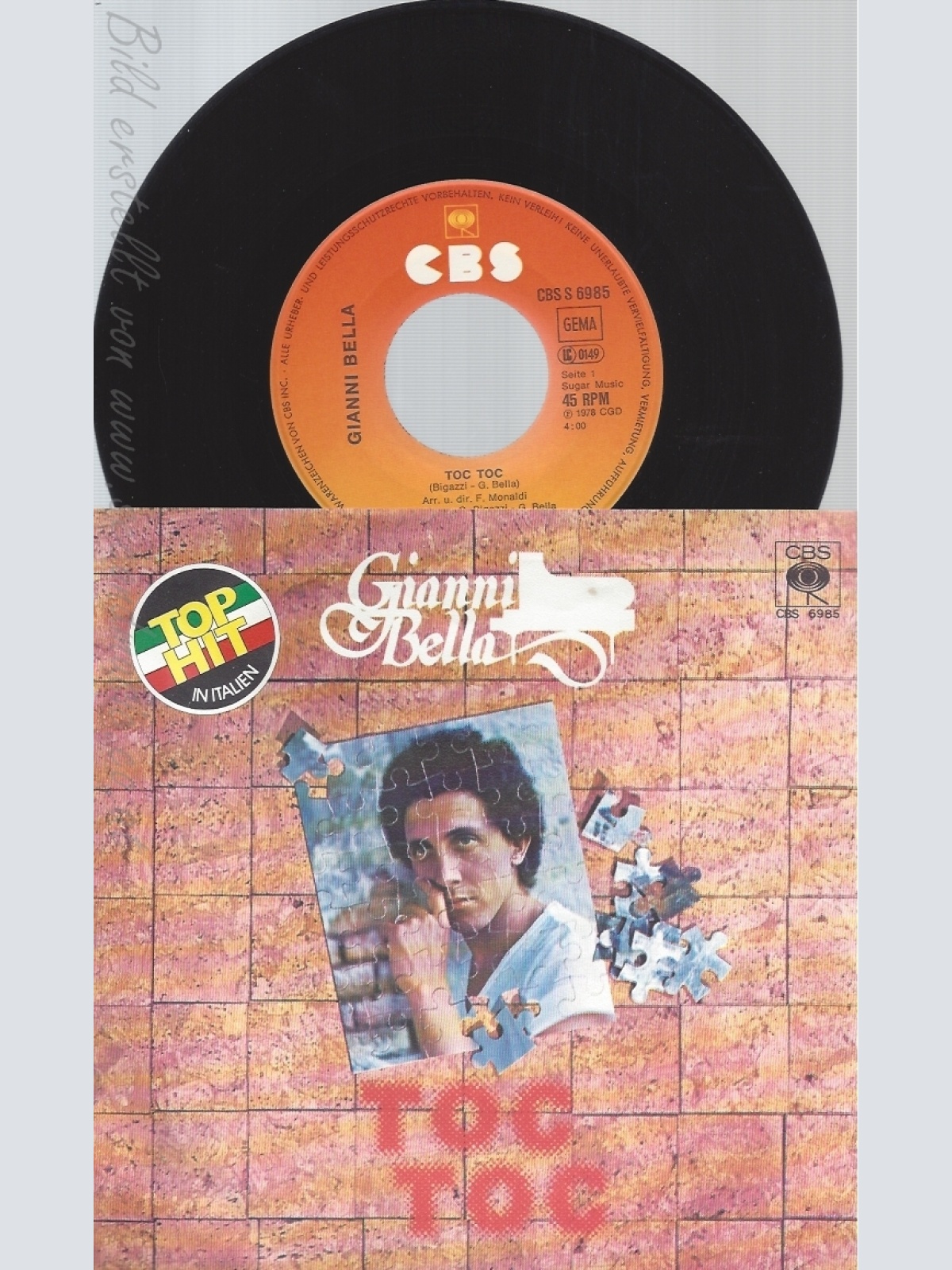 7" GIANNI BELLA-- TOC TOC