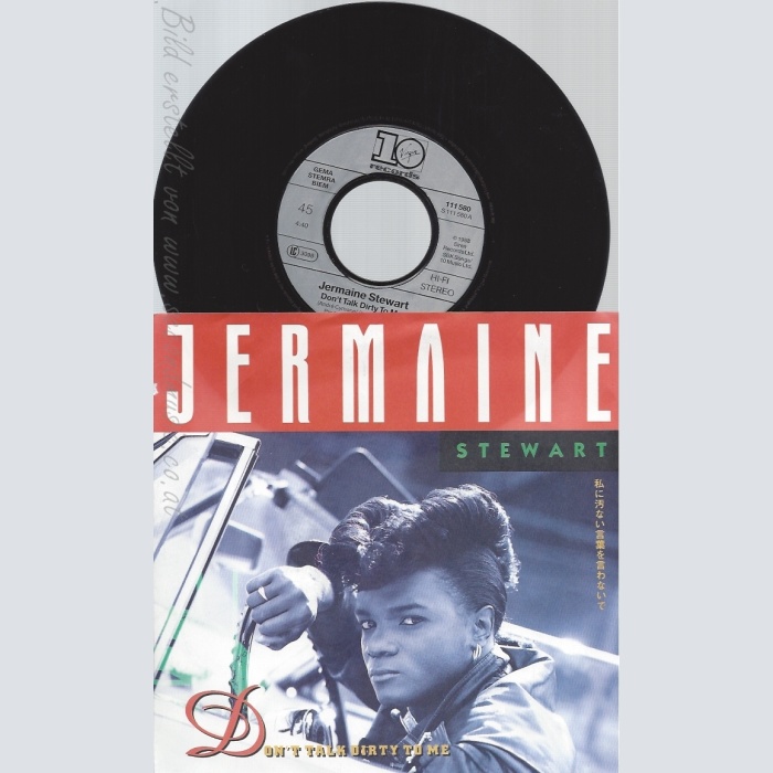 7" JERMAINE STEWART-- DONT TALK DIRTY TO ME