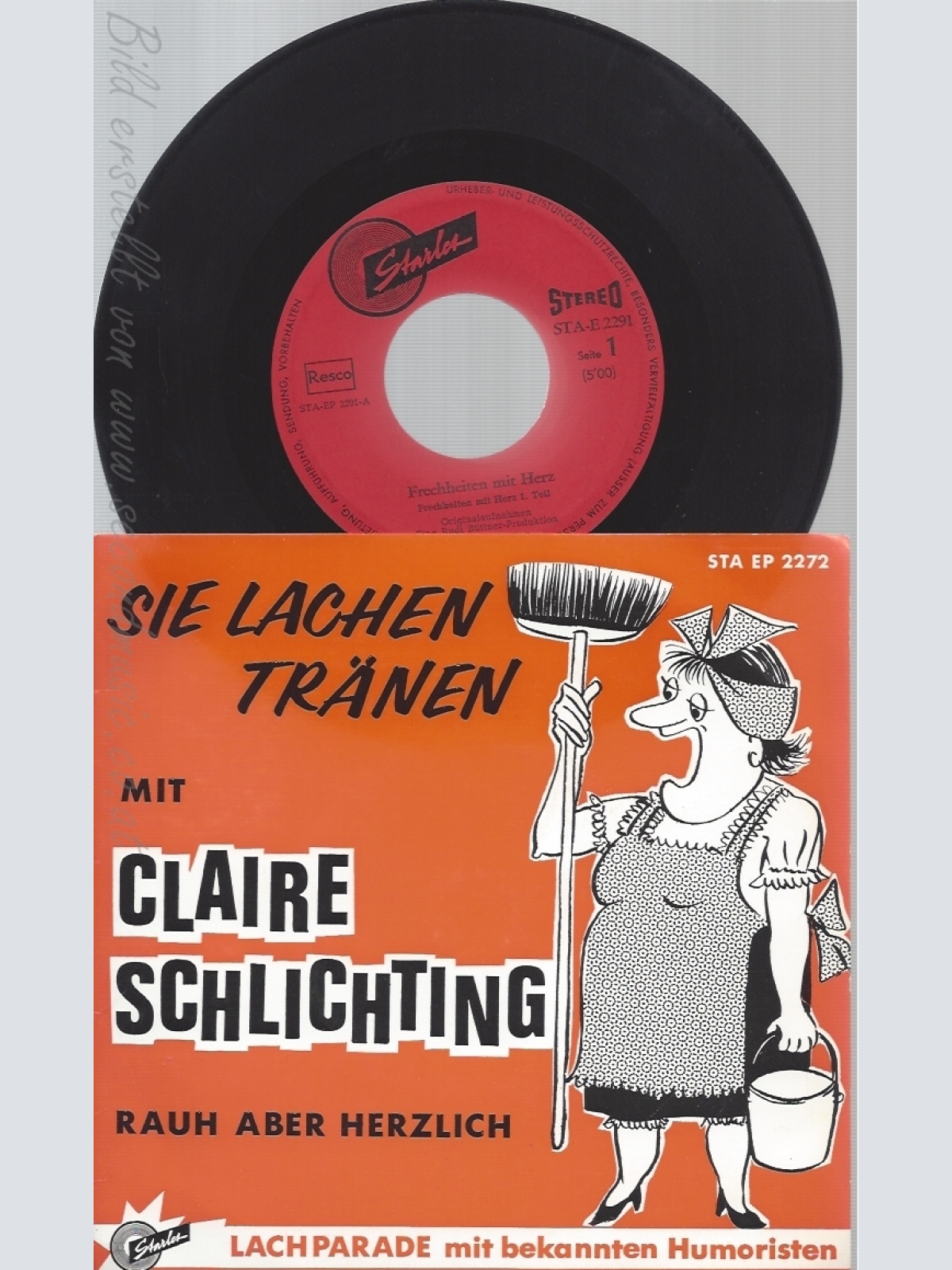 7" CLAIRE SCHLICHTING-- SIE LACHEN TRÄNEN