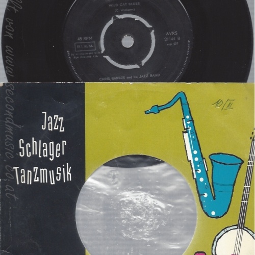 7" CHRIS BARBER JAZZ BAND-- PETITE FLEUR