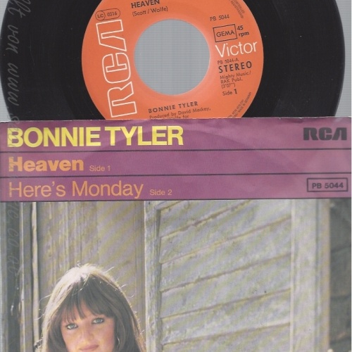 7" BONNIE TYLER-- HEAVEN