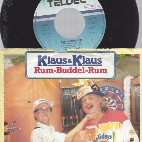 7" KLAUS & KLAUS -- RUM BUDDEL RUM