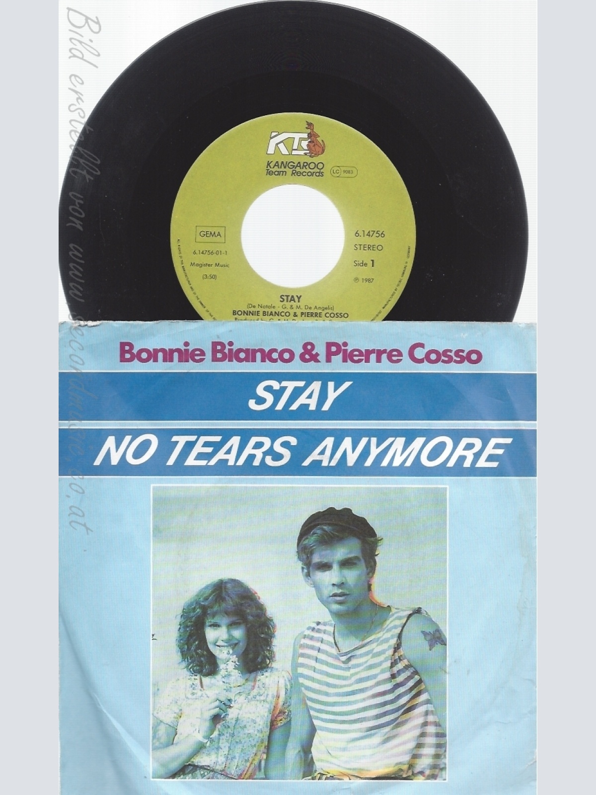 7" BONNIE BIANCO& PIERRE COSSO--STAY