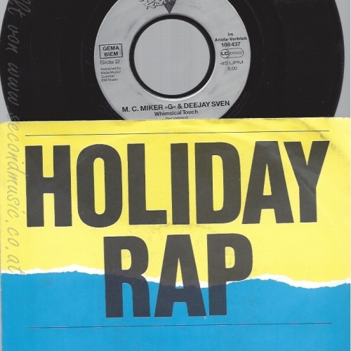7" MC MIKER -- HOLIDAY RAP