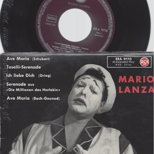7" MARIO LANZA -- AVE MARIA