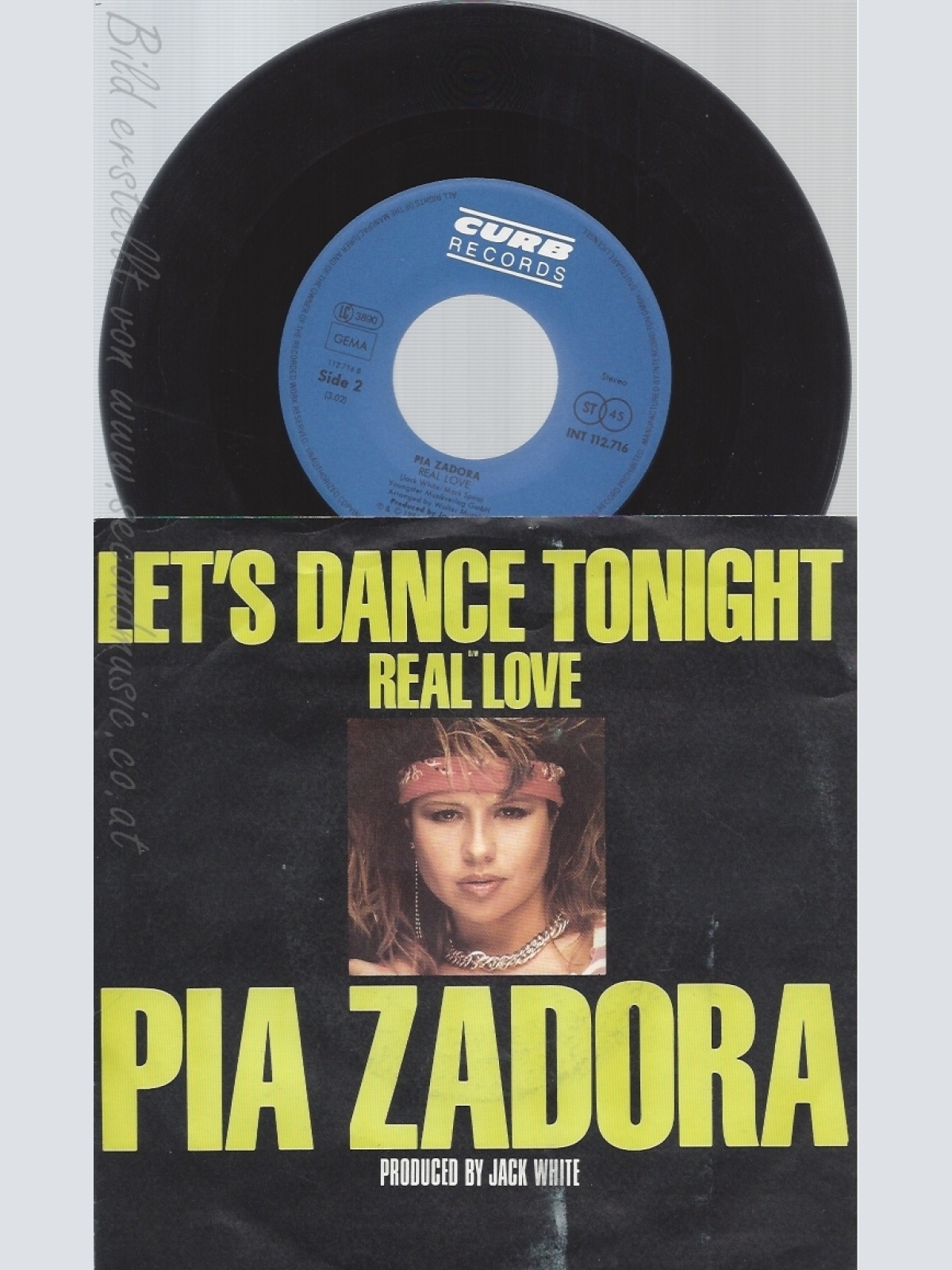 7" PIA ZADORA-- LETS DANCE TONIGHT