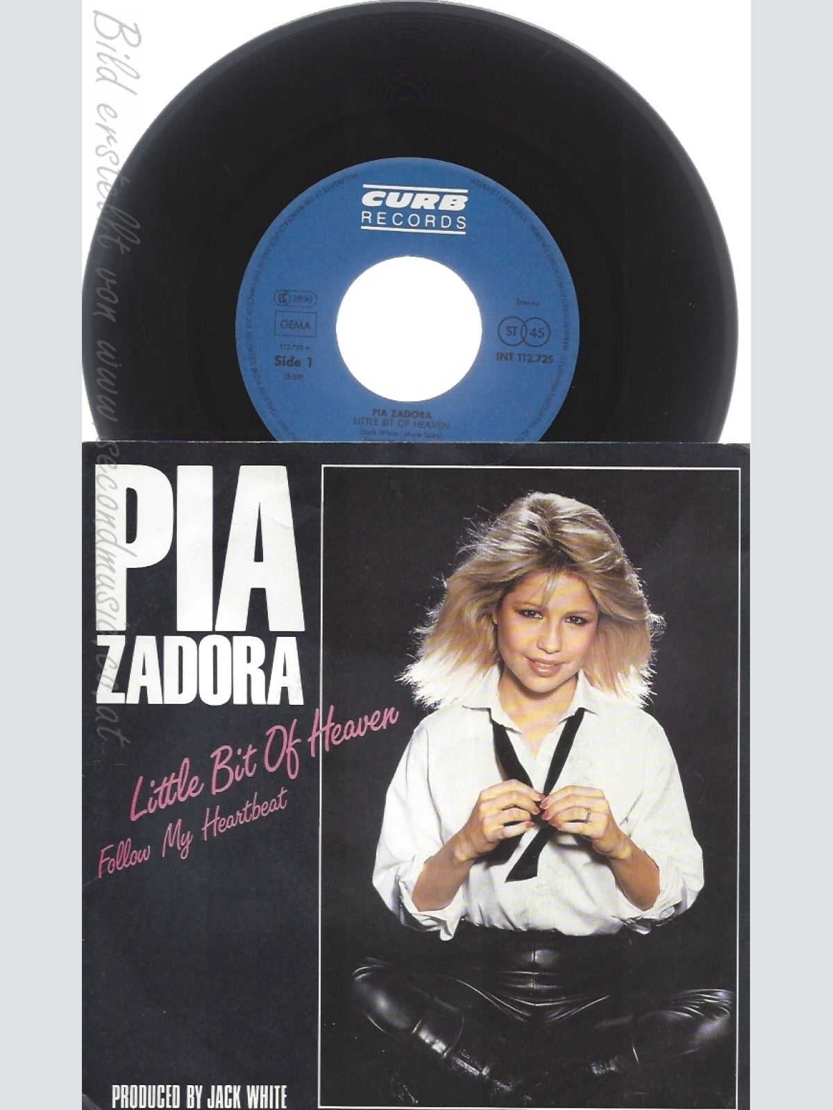 7" PIA ZADORA --LITTLE BIT OF HEAVEN