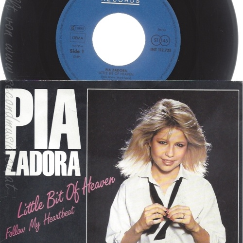 7" PIA ZADORA --LITTLE BIT OF HEAVEN