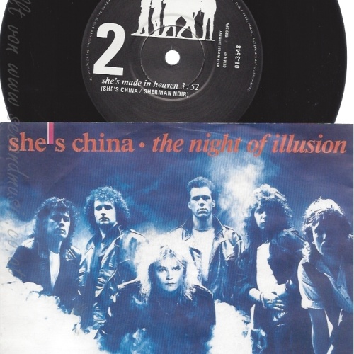 7" SHES CHINA-- THE NIGHT OF ILLUSION
