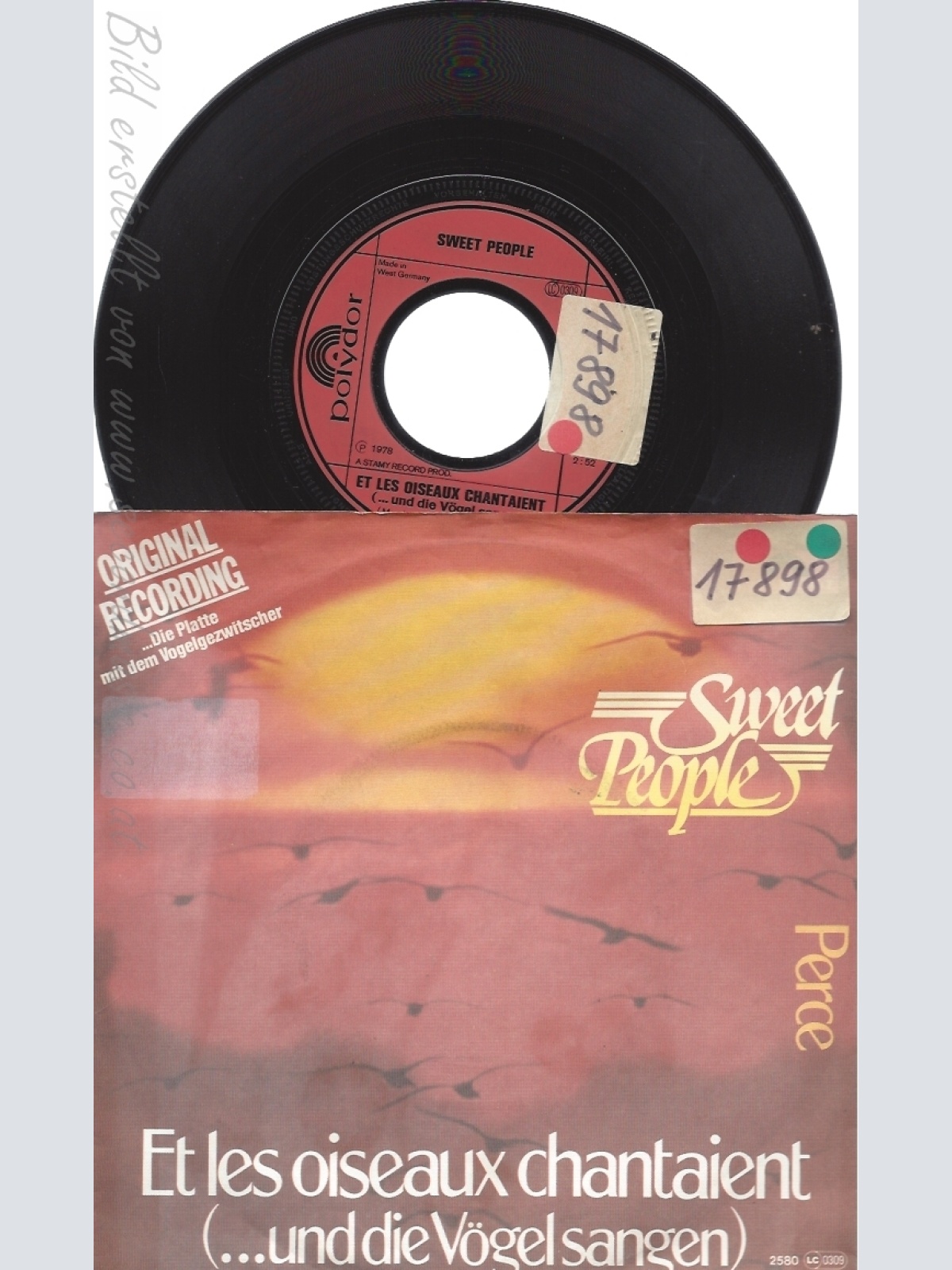 7" SWEET PEOPLE-- ET LES OISEAUX CHANTAIENT