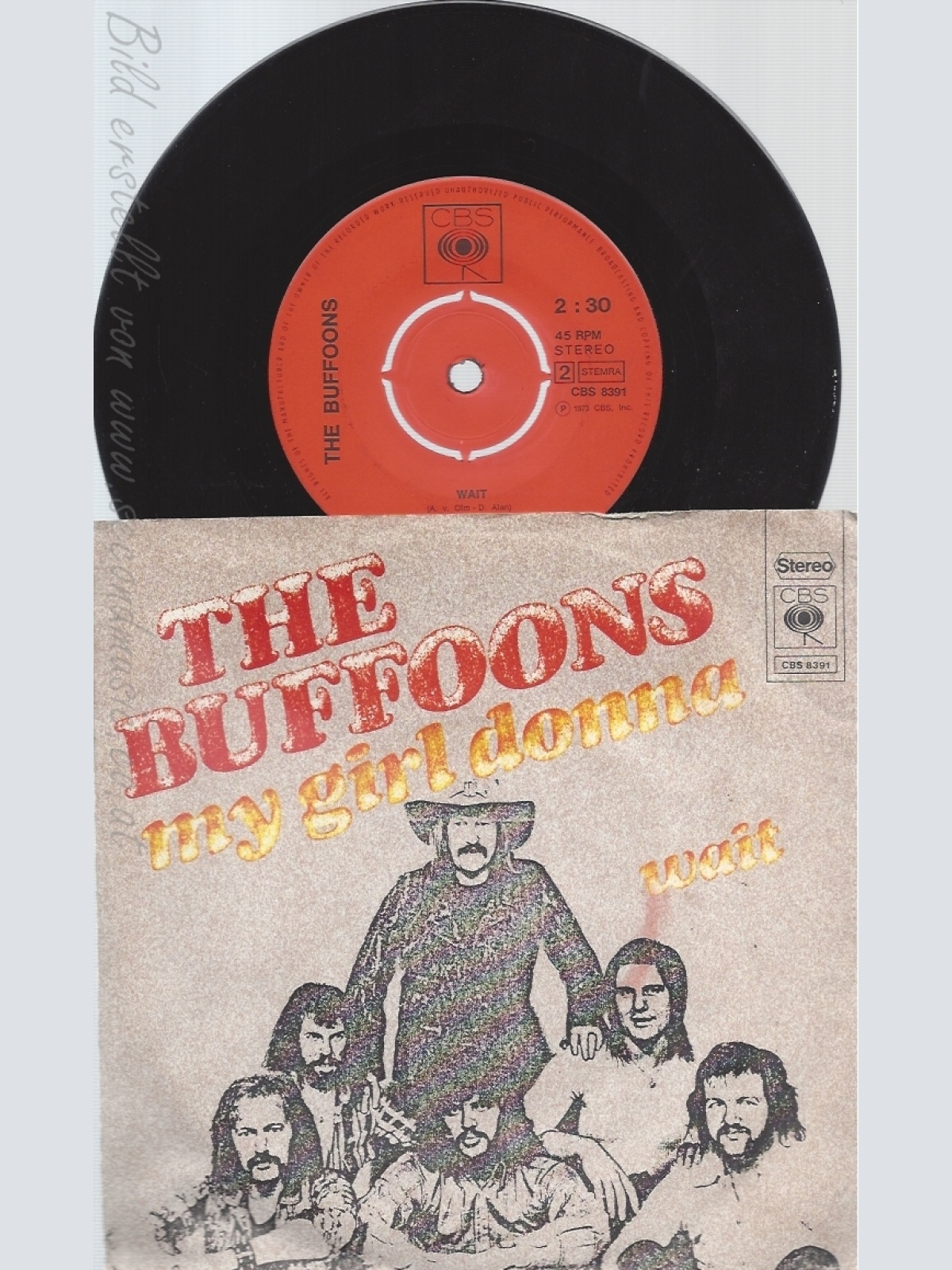 7" THE BUFFOONS-- WAIT