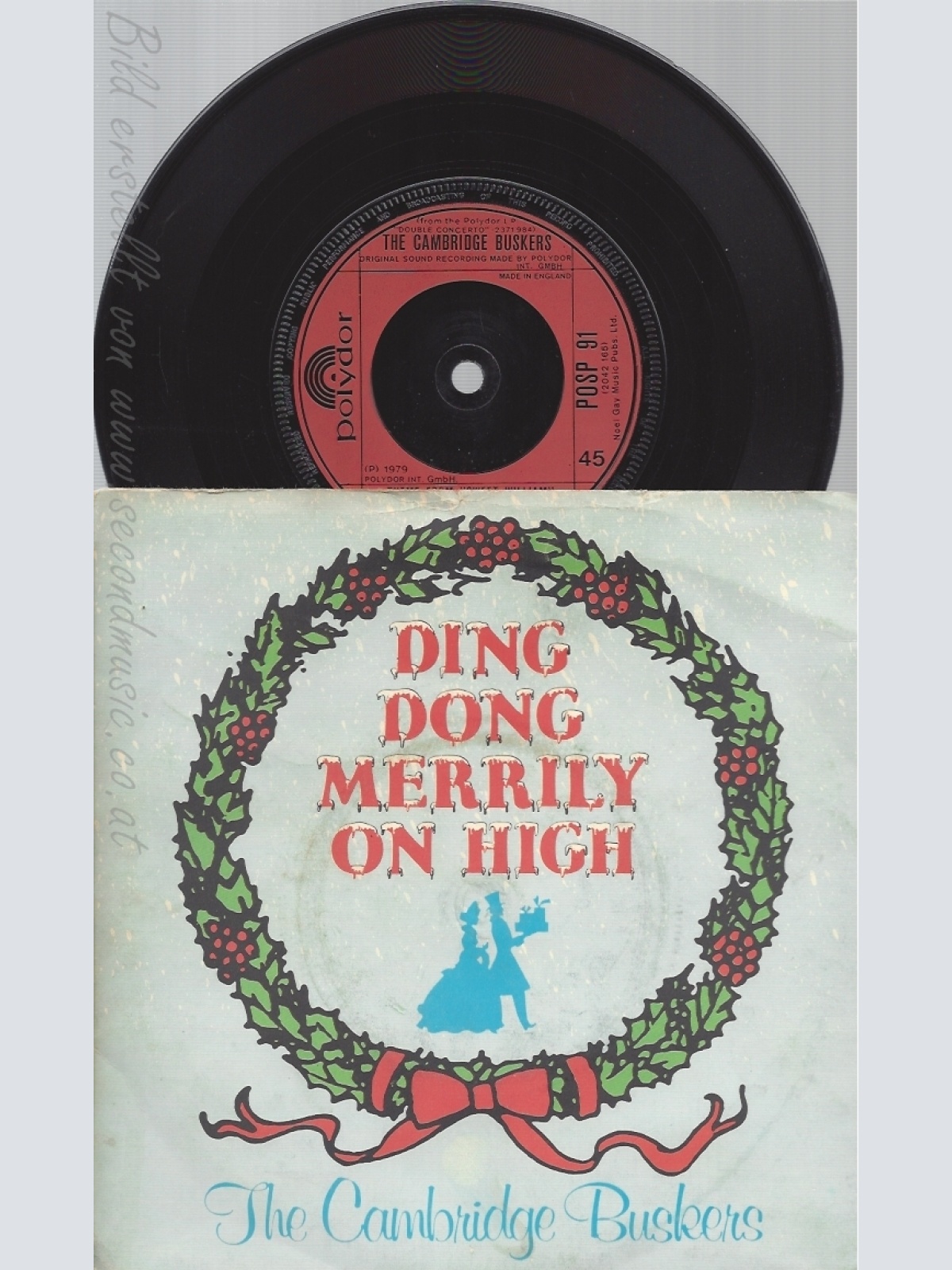 7" THE CAMBRIDGE BUSKERS-- DING DONG