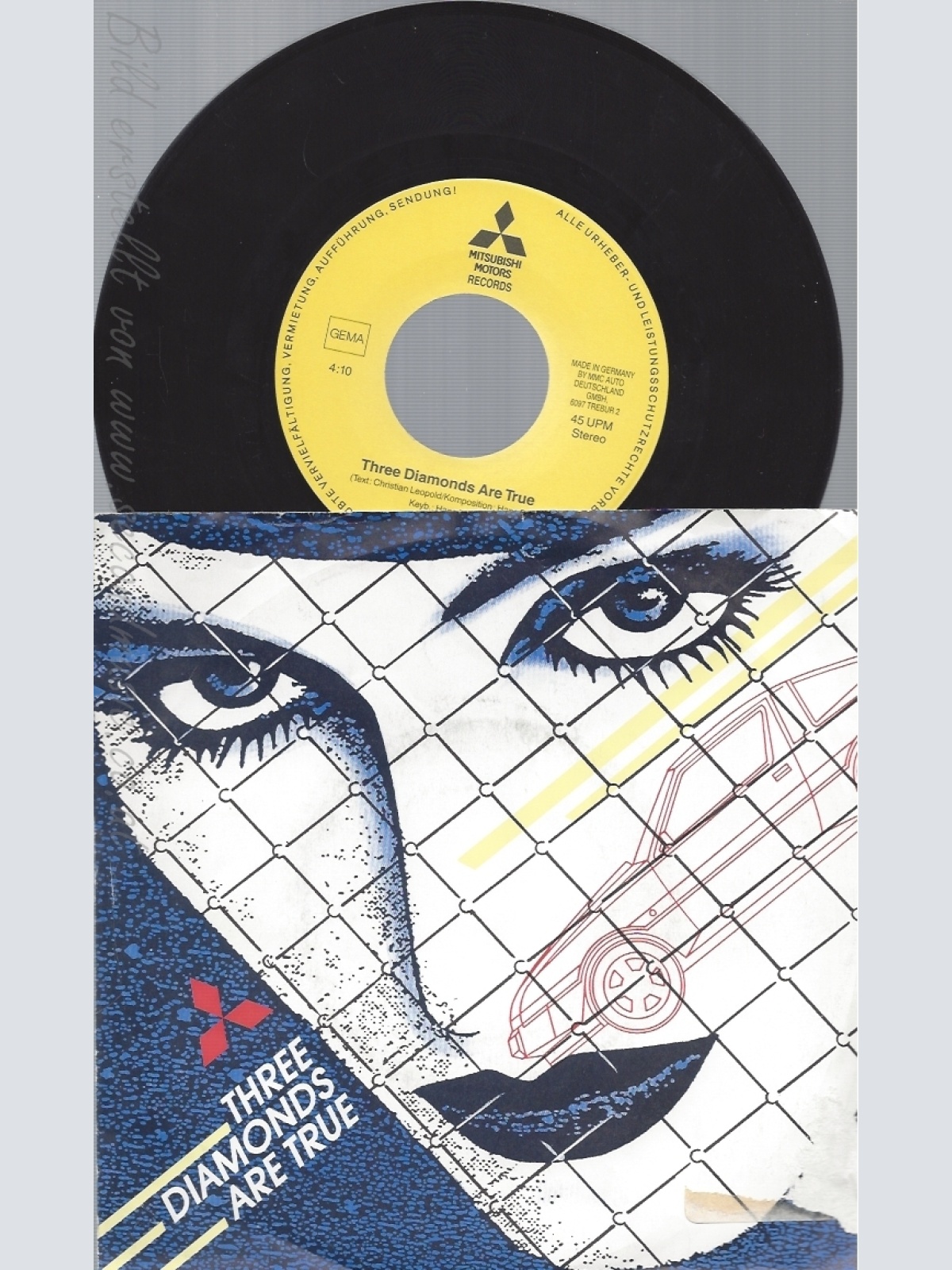 7" THREE DIAMONDS ARE TRUE--MITSUBISHI