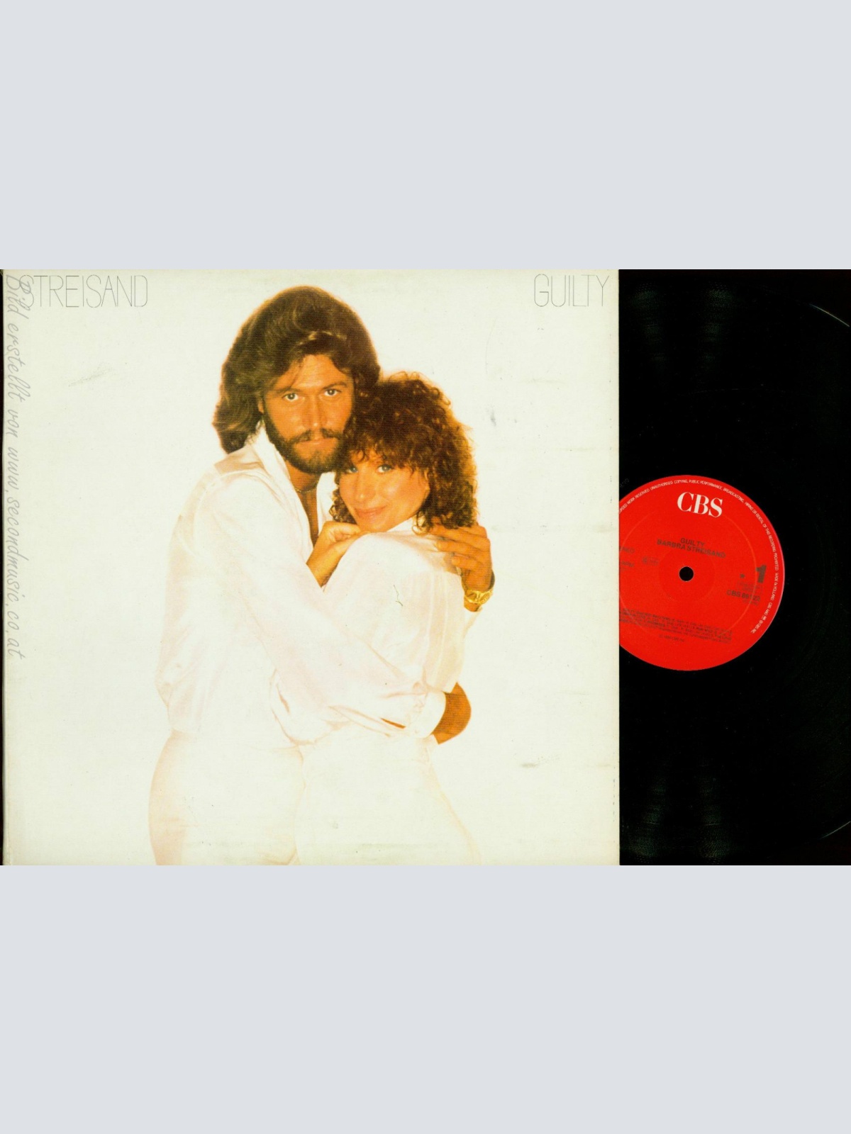 LP-- STREISAND-- GUILTY--CBS--FOC