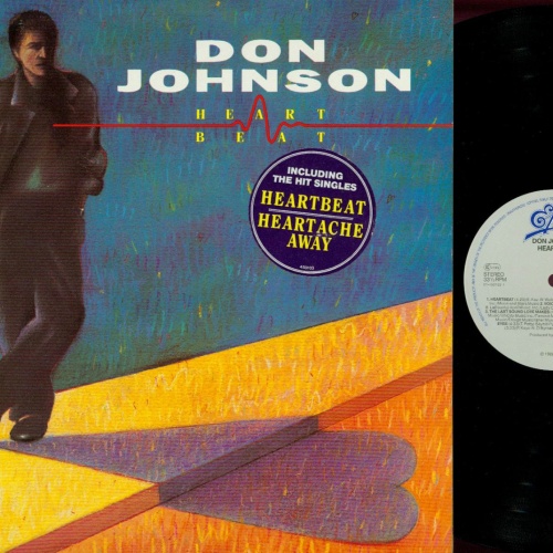 LP-- DON JOHNSON --HEART BEAT--FOC