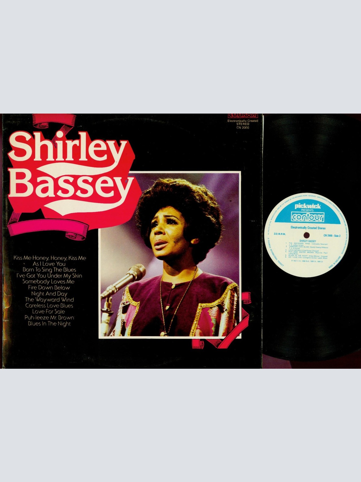 LP-- SHIRLEY BASSEY--CONTOUR--SAME