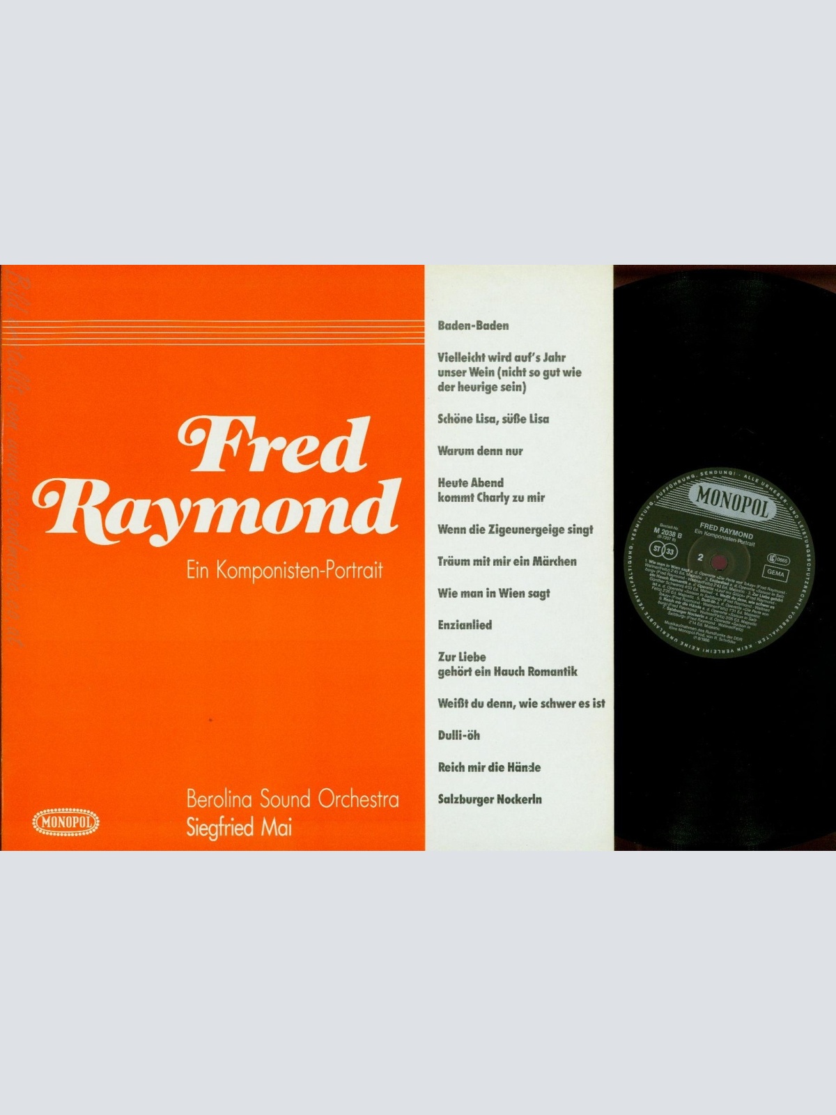 LP--FRED RAYMOND-- EIN KOMPONISTEN PORTRAIT