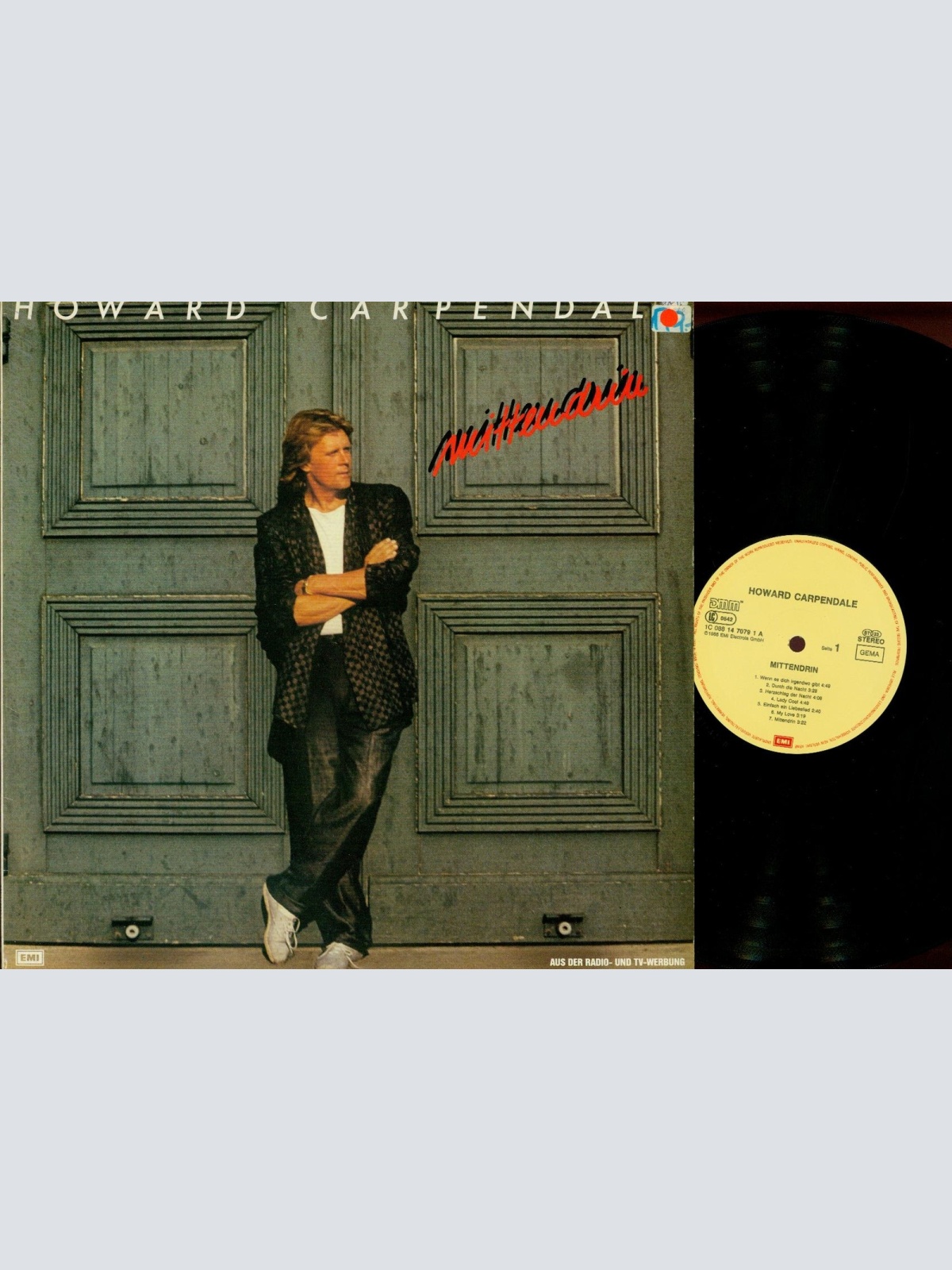 LP--HOWARD CARPENDALE-- MITTENDRIN