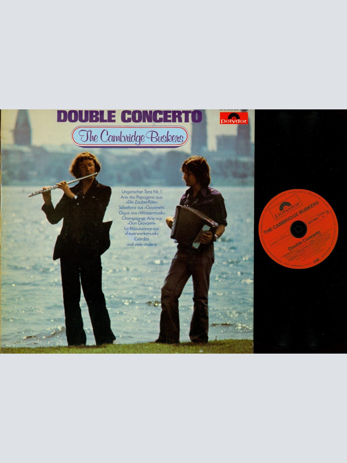 LP--THE CAMBRIDGE BUSKERS-DOUBLE CONCERTO