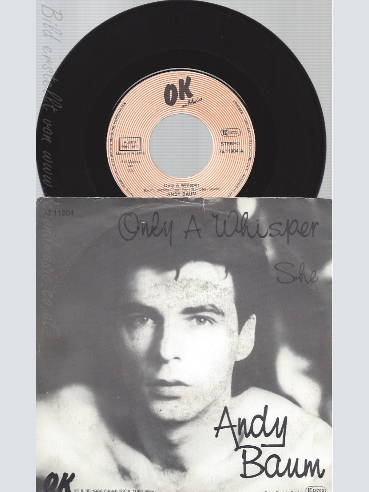 7" ANDY BAUM --ONLY A WHISPER