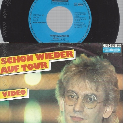 7" --WINNIE MARTIN -- SCHON WIEDER AUF TOUR