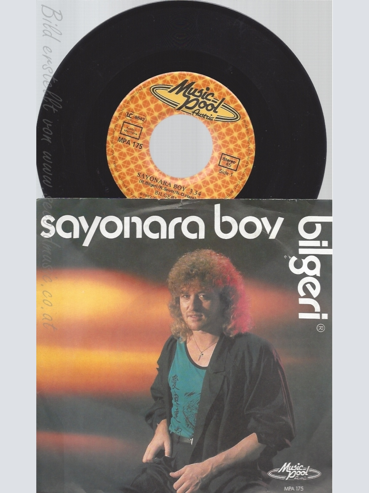 7" BILGERI-- SAYONARA BOY