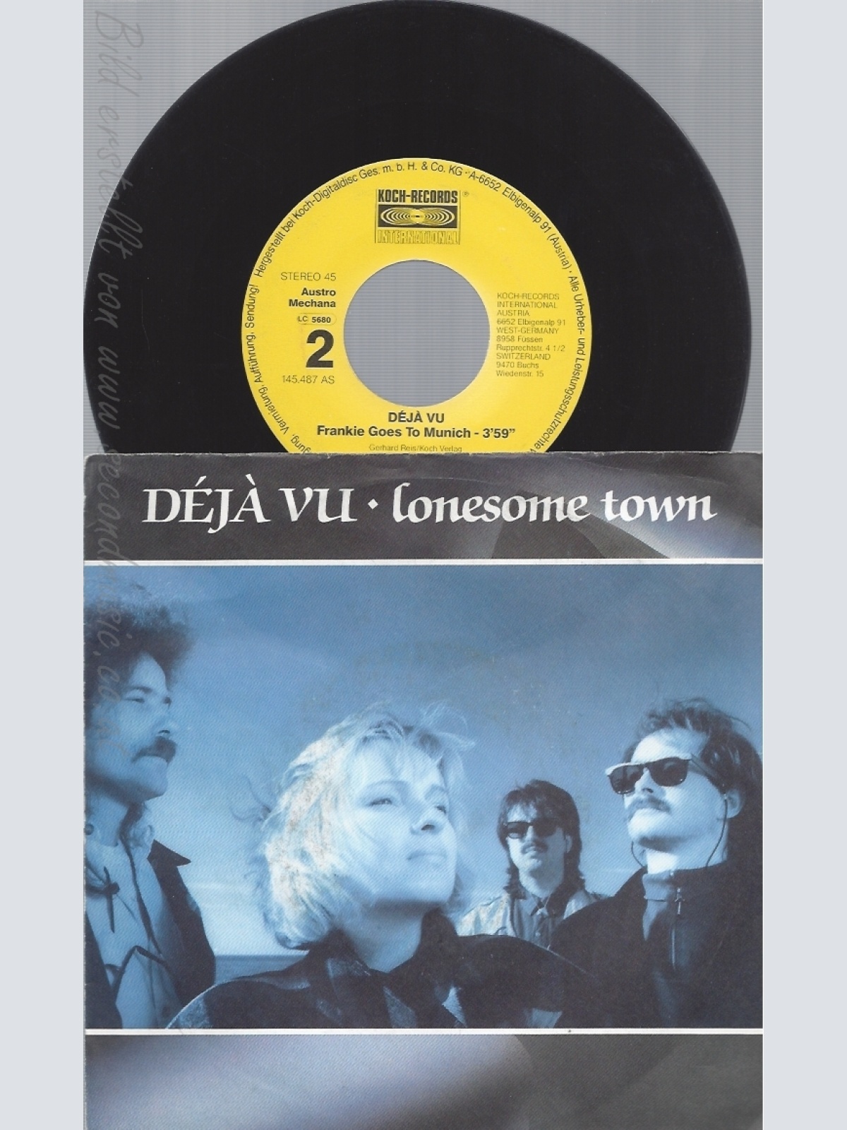 7" DEJA VU --LONESOME TOWN