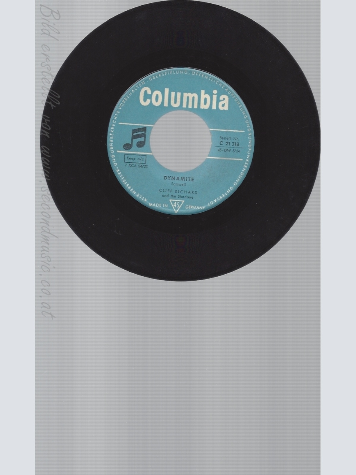 7" CLIFF RICHARD & THE SHADOWS-- TRAVELLIN LIGHT