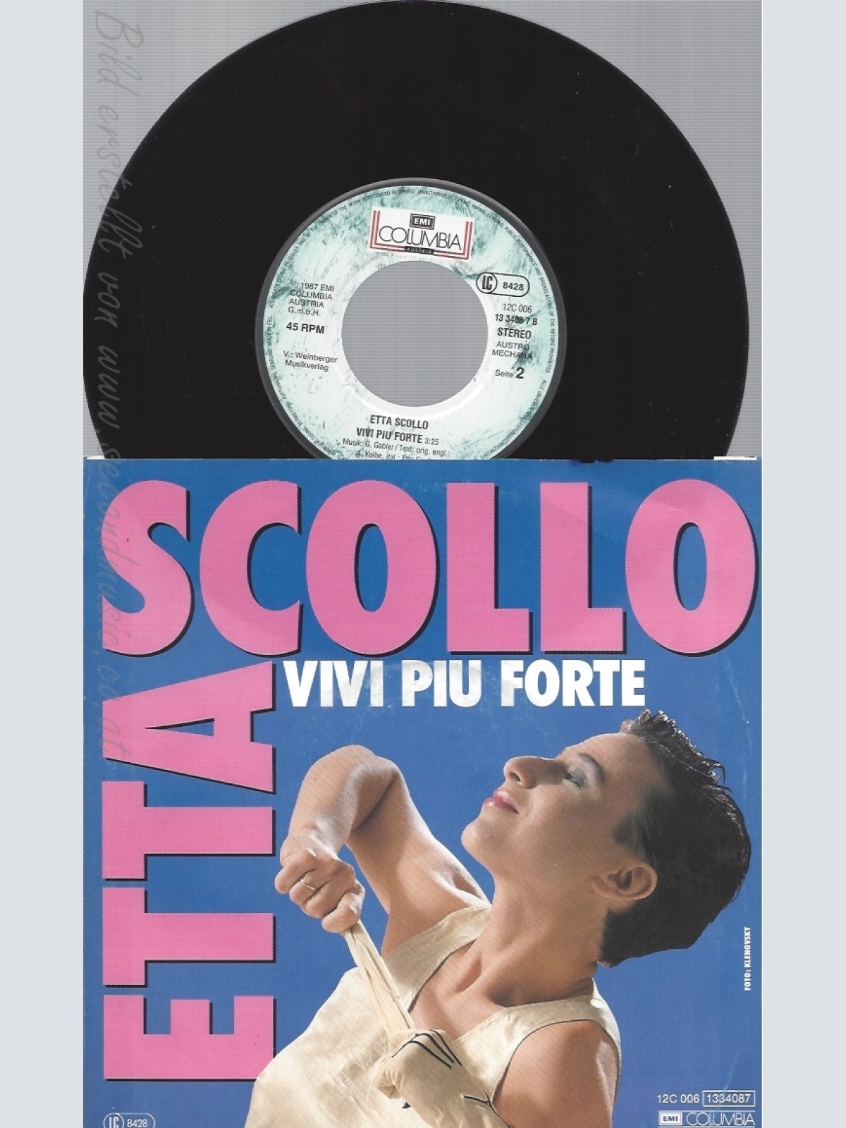 7" ETTA SCOLLO -- VIVI PIU FORTE