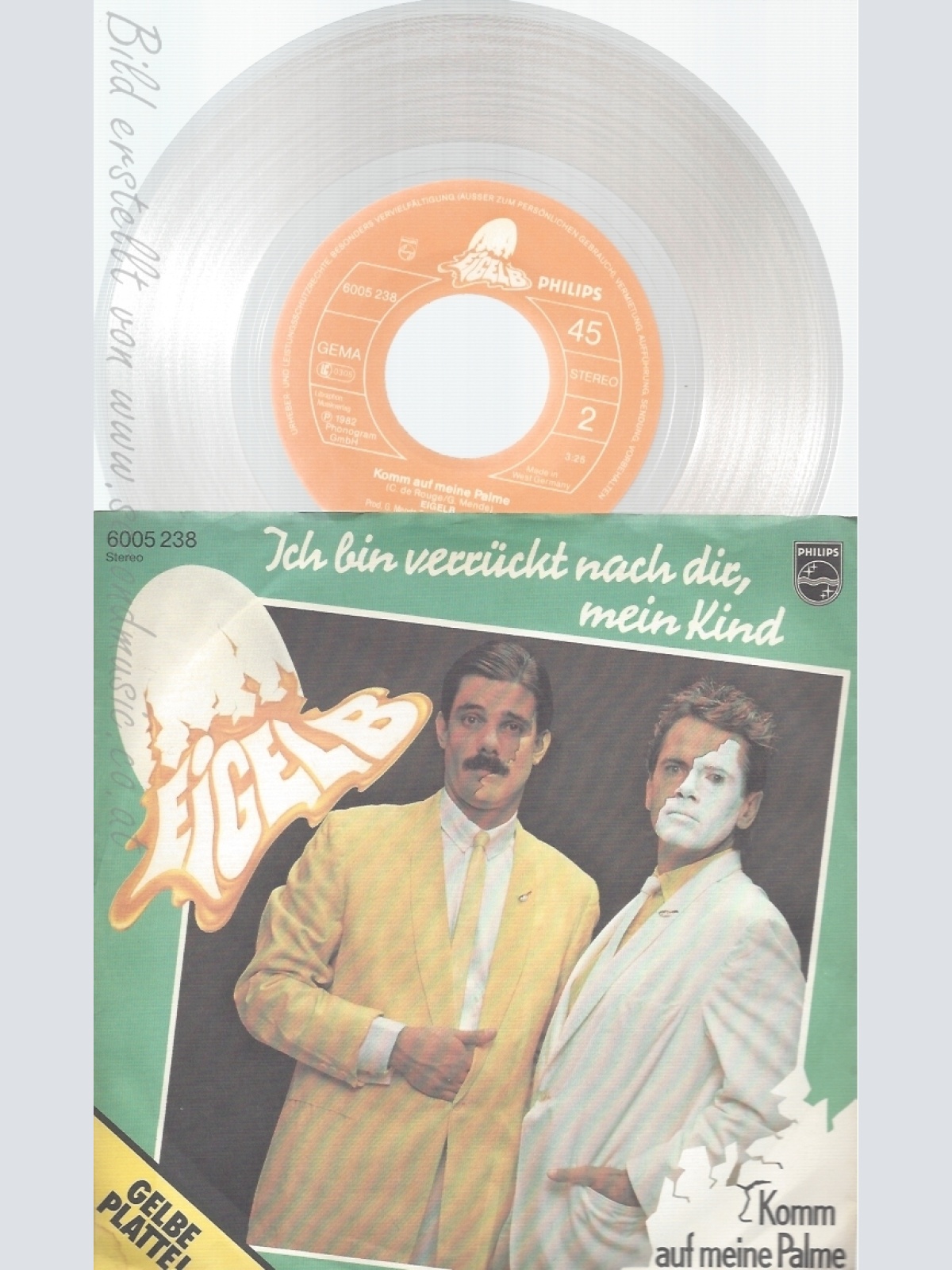 7" EIGELB-- GELBE PLATTE !!!