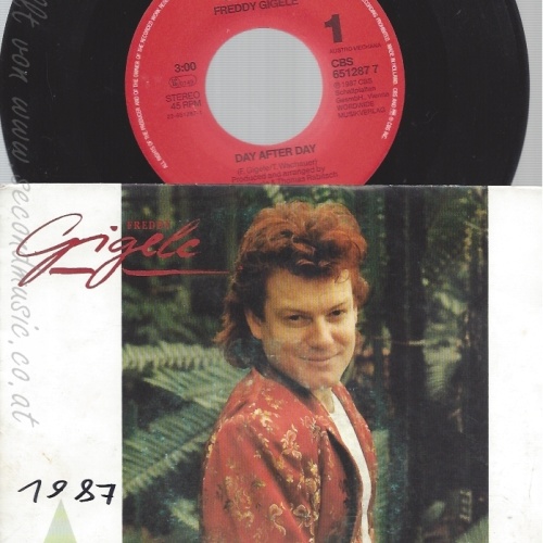 7" FREDDY GIGELE-- DAY AFTER DAY